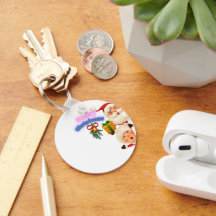 Cute Santa & Mrs. Claus Merry Christmas Greeting 