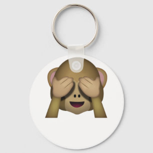 Llavero Cute See No Evil Monkey Emoji
