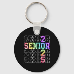 Llavero Cute Senior Cl De 2025 Checkered Senior 25 Graduat
