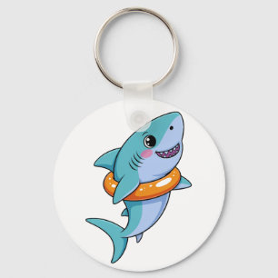 Llavero Cute Shark Baby con Flotador Niños