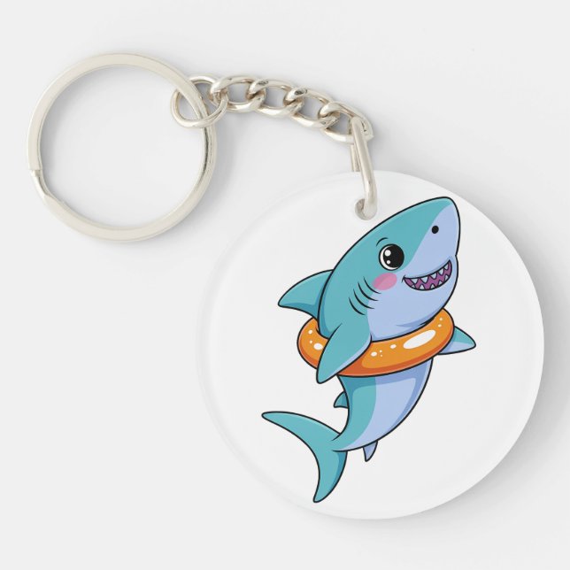 Llavero Cute Shark Baby With Float | Kids (Frente)