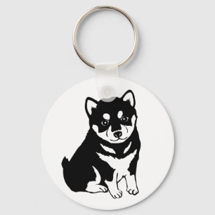 Llavero Cute Shiba Inu Puppy Art