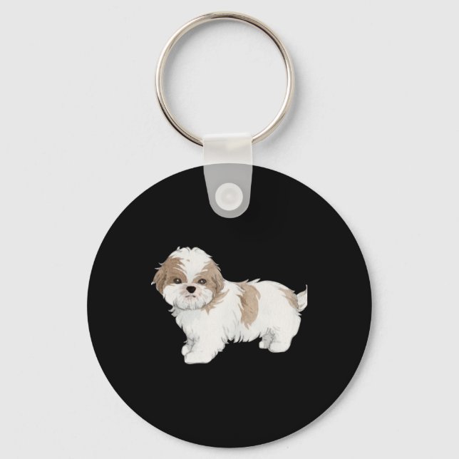 Llavero Cute Shih Tzu Puppy (Anverso)