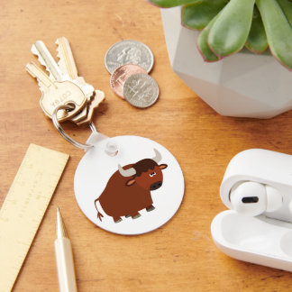 Llavero Cute Shy Personalizado Bull