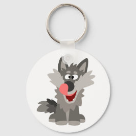 Llavero Cute Silly Personalizado Wolf