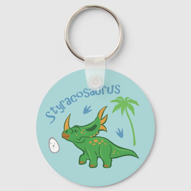 Llavero Cute Styracosaurus (Anverso)