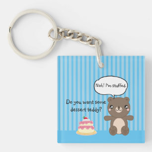Llavero Cute Teddy Bear Kids Chiste gracioso