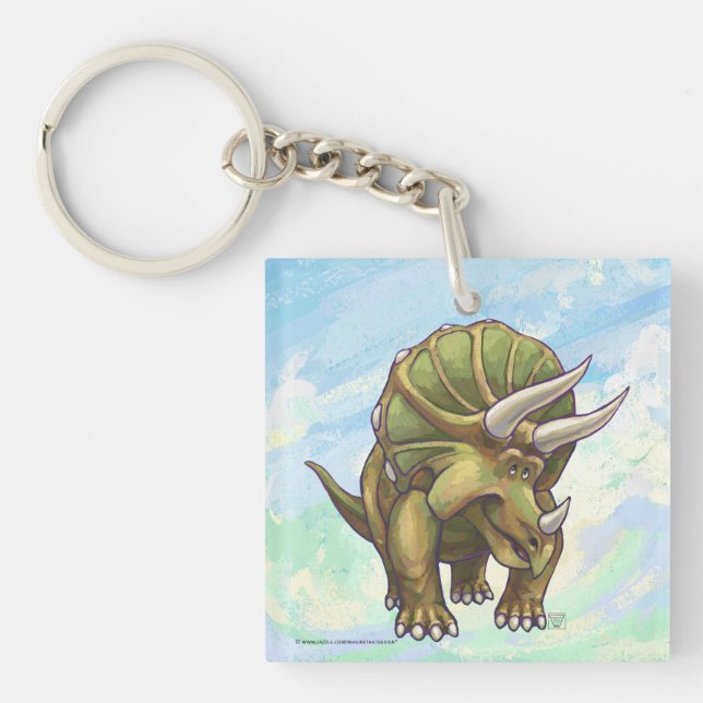 Llavero Cute Triceratops (Frente)