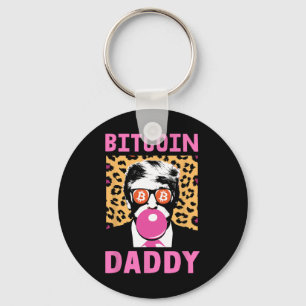 Llavero Cute Trump Bitcoin Daddy Crypto Finance Money Crew