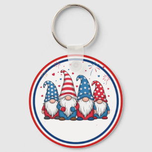 Llavero Cute USA Gnomos americanos Dibujos animados-68123