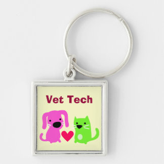 Llavero Cute Vet Tech Dog & Cat & Heart