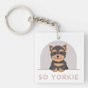Llavero Cute yorkier Yorkshire Terrier Dog Mascota Animale