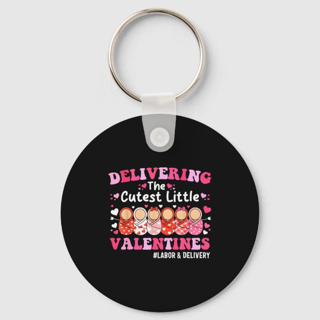 Llavero Cutest Little Valentines Labor &amp; Delivery Vale (Anverso)