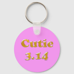Llavero Cutie 3.14 Pi Day Pink