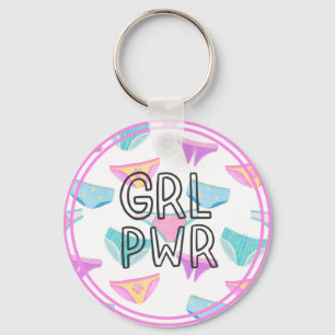 Llavero Cuto Chica Power Underwear Girly