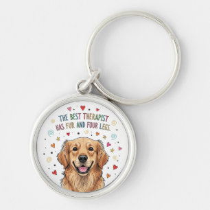 Llavero Cuto Golden Retriever Doodle