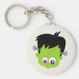Llavero Cuto verde Frankenstein Monster cara Halloween