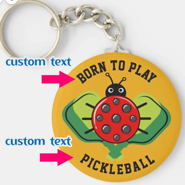Llavero 🐞 Cutto pickleball ladybug (Subido por el creador)