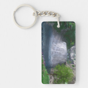 Llavero Cwm Waterfall Acrylon Keychain