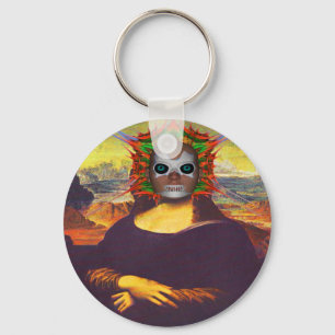 Llavero Cyborg Mona Lisa