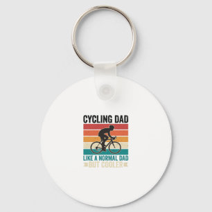 Llavero Cycling Papá Camiseta Diseño Biker Vintage Padre_1