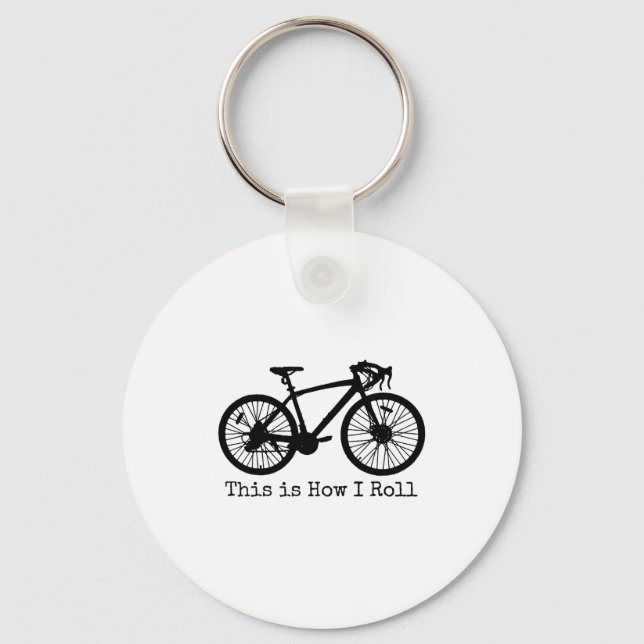 Llavero Cycling Road Bike Bicycle Funny Cyclist  (Anverso)
