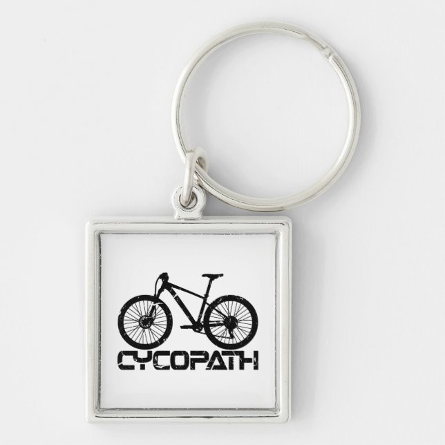 Llavero Cycopath - Funny MTB Biker Cyclist Cyclover (Frente)