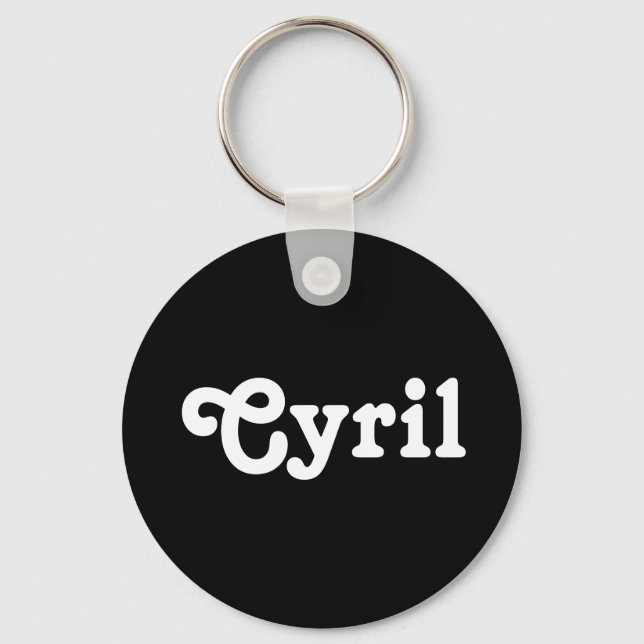 Llavero Cyril de cadena de claves (Anverso)