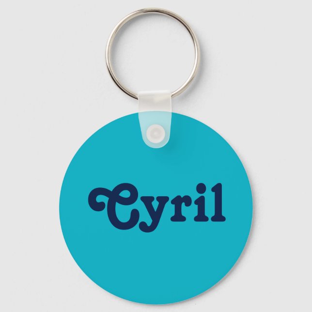 Llavero Cyril de cadena de claves (Anverso)