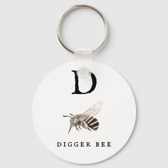Llavero "D" Digger Bee (Anverso)
