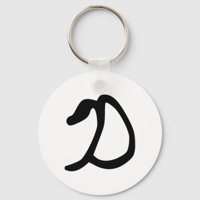 Llavero D Monogram Keychain (Anverso)