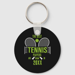 Llavero D Tenis Año de Nacimiento Nombre Cumpleaños 