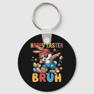 Llavero Dabbing Bunny Easter Bruh Meme Divertido de adoles