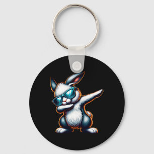 Llavero Dabbing Bunny Funny Easter Bunny