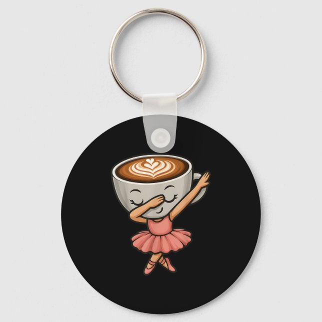 Llavero Dabbing Cappuccino Ballerina Cute Italiana Brainro (Anverso)