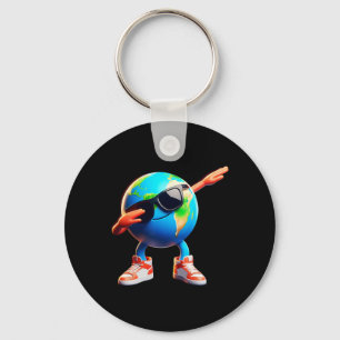 Llavero Dabbing Earth Funny Earth Day 2024 Niños Chicas