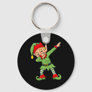Llavero Dabbing Elf Fun Navidades Niños Chicas Niños Dab X