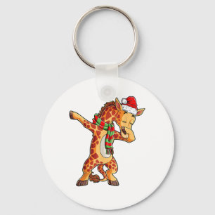 Llavero Dabbing Giraffe Santa T Navidades de camisetas niñ