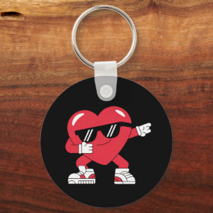 Llavero Dabbing Heart Funny Gifts Día de San Valentín