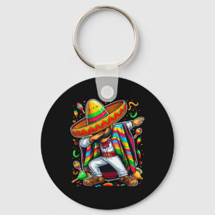 Llavero Dabbing Mexican Poncho Cinco De Mayo