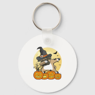 Llavero Dabbing Pug Halloween