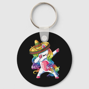 Llavero Dabbing Unicorn Funny Cinco De Mayo Mujeres Arcoir