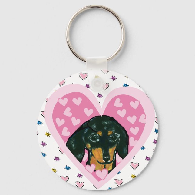 Llavero Dachshund (Anverso)