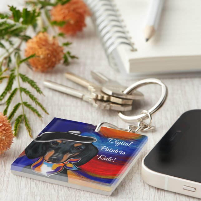 LLAVERO DACHSHUND (Frente Derecha)