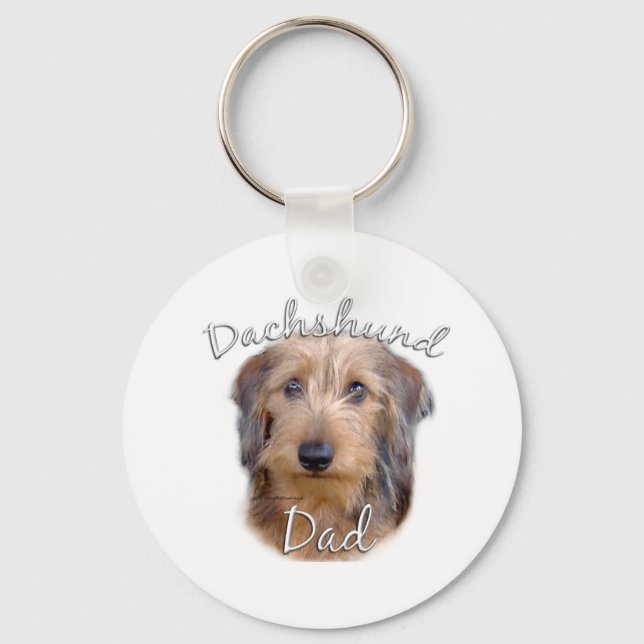 Llavero Dachshund (cableado) papá 2 (Anverso)