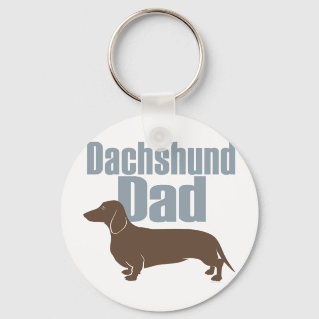 Llavero "Dachshund Dad" (Anverso)