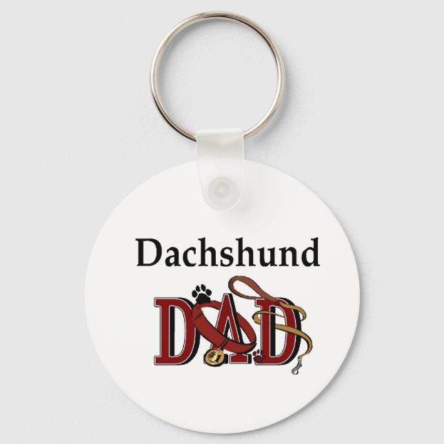 Llavero Dachshund DAD Gifts (Anverso)