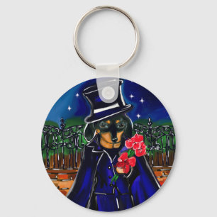 LLAVERO DACHSHUND DE SAN VALENTÍN