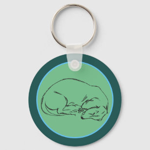Llavero Dachshund Dog Keychain
