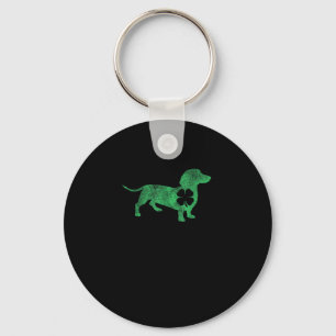 Llavero Dachshund Dog Shamrock St. Patrick's Day Saint Pad